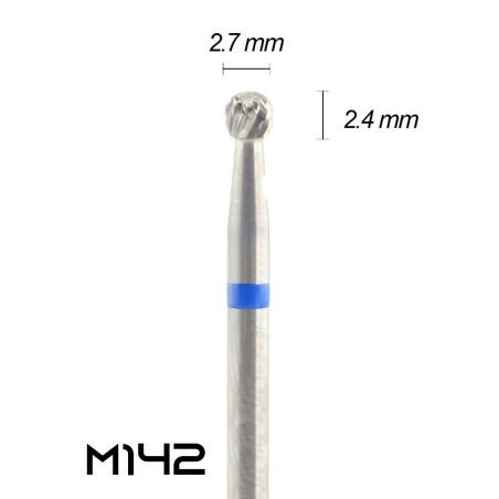 Frez średni krzyżowy niebieski M142