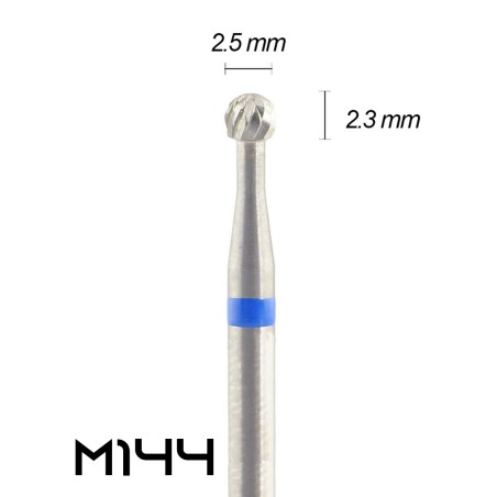 Frez średni krzyżowy niebieski M144