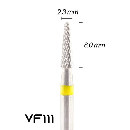 Frez bardzo drobny krzyżowy żółty VF111