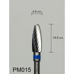 Frez sredni pojedynczy niebieski PM015