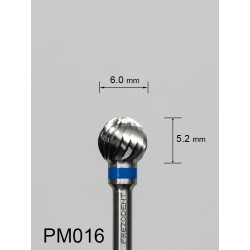 Frez sredni pojedynczy niebieski PM016
