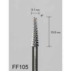 Frez do frezarki drobne krzyżowe nacięcie FF105
