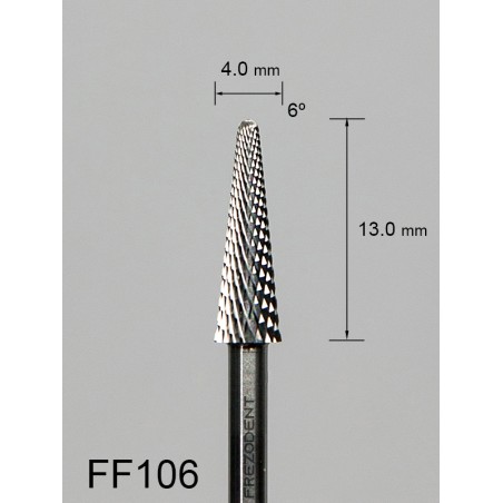 Frez do frezarki drobne krzyżowe nacięcie FF106